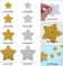 Mother’s Day Card Making Gold Star Foam Stickers – 100PCS Glitter Self-Adhesive Sparkly EVA Foam Stars for DIY Crafts, Greeting Cards, Scrapbooking & Gift Decoration